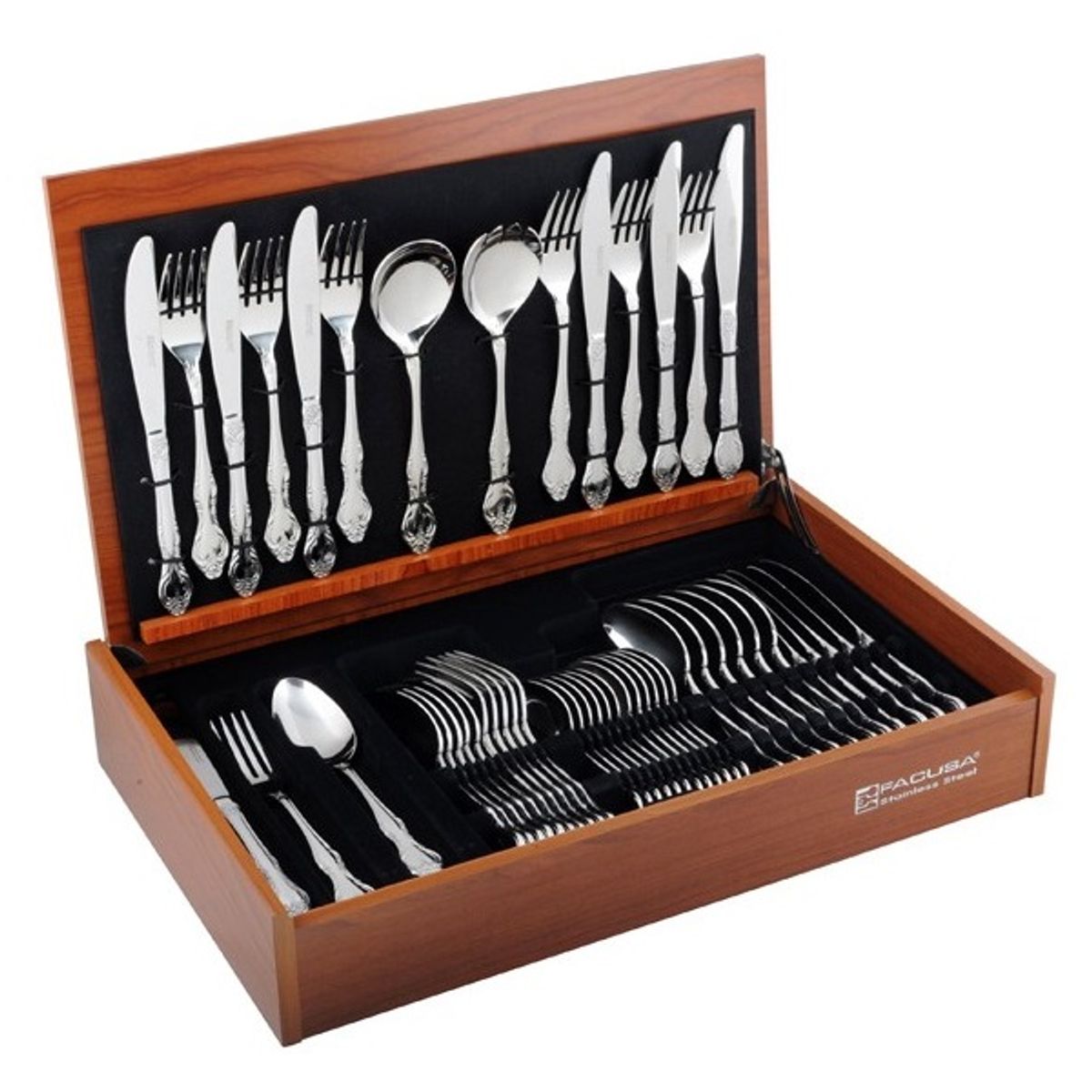 FACUSA - Set de Cubiertos  Facusa 50 piezas - Modelo Medallon