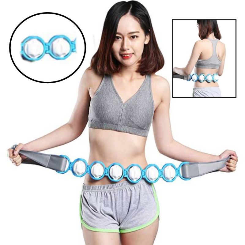 GENERICO - Rodillo Masajeador Para Cuello Cintura y Espalda Para Fitness