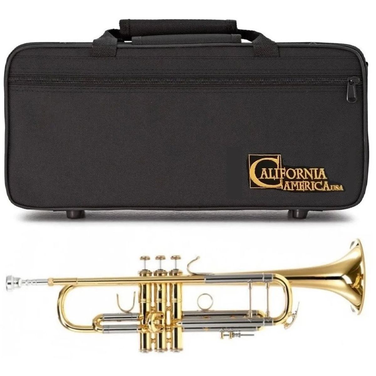 CALIFORNIA - Trompeta california usa dorada calidad superior - dorada