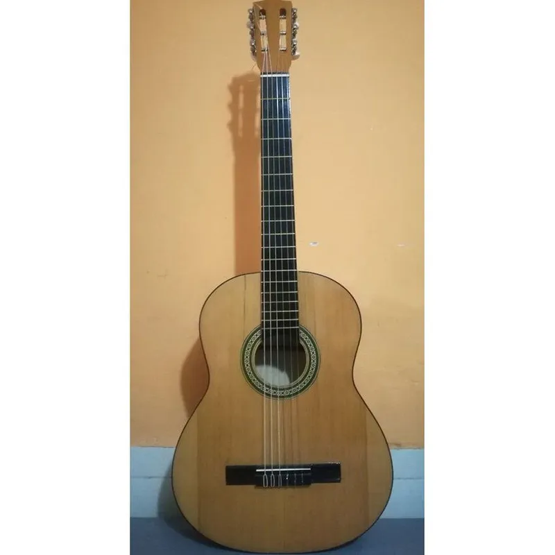 FEINZ - Guitarra acústica de estudio en acabado rústico - natural