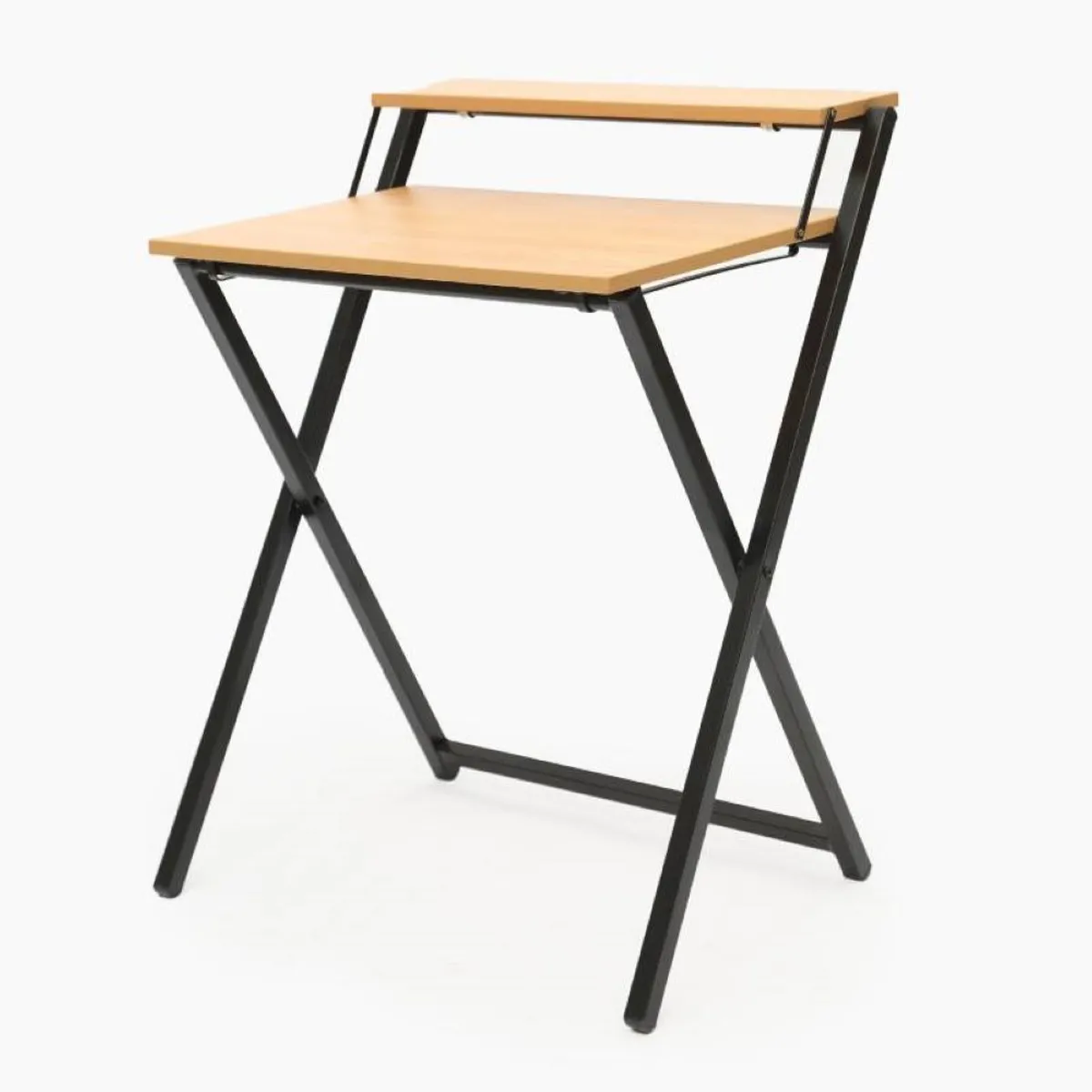 GENERICO - Escritorio plegable para laptops 65cm - color haya