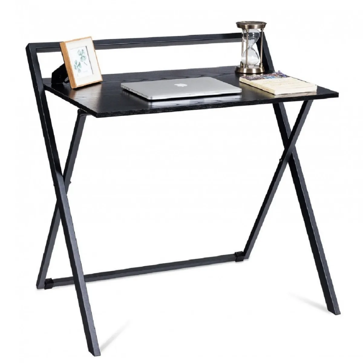 GENERICO - Escritorio plegable para laptops 65cm - NEGRO