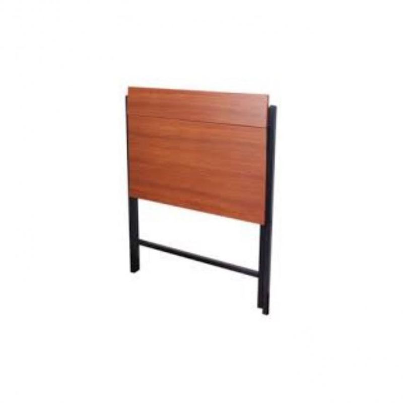 GENERICO - Escritorio plegable para laptops 65cm - color cedro