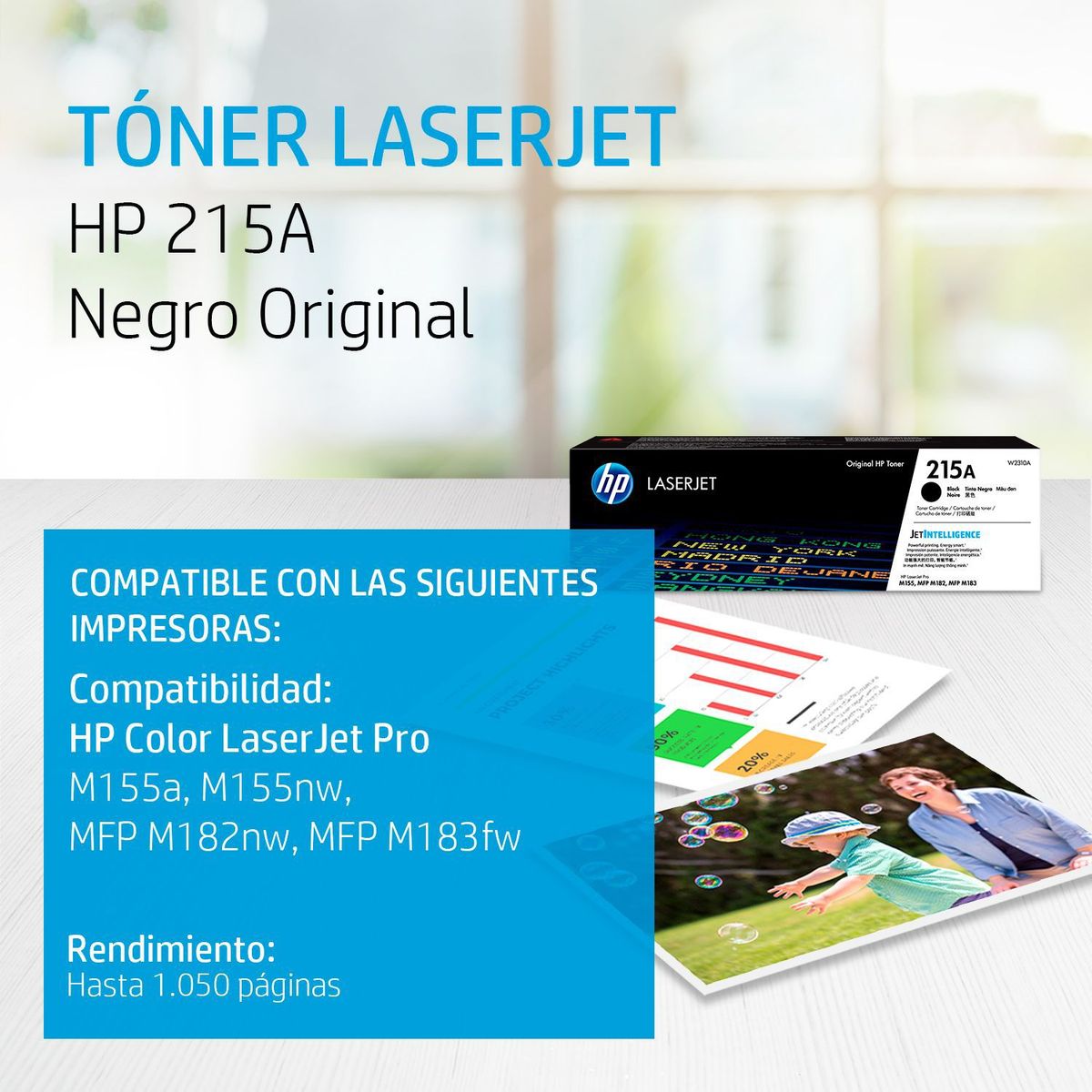 HP - TÓNER HP 215A NEGRO W2310A ORIGINAL