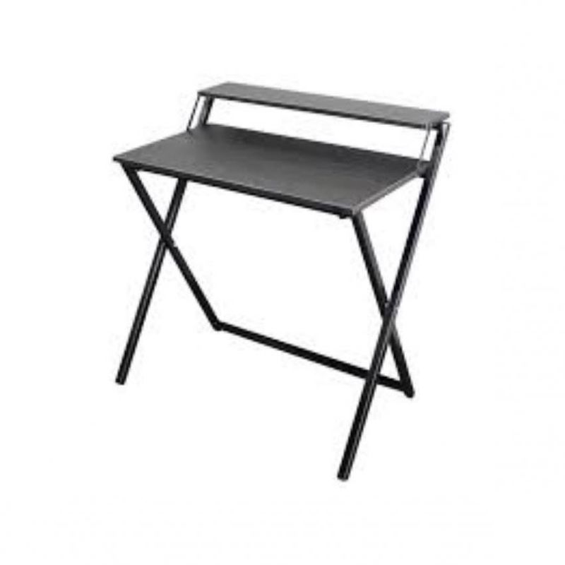 GENERICO - Escritorio plegable para laptops 80cm - NEGRO