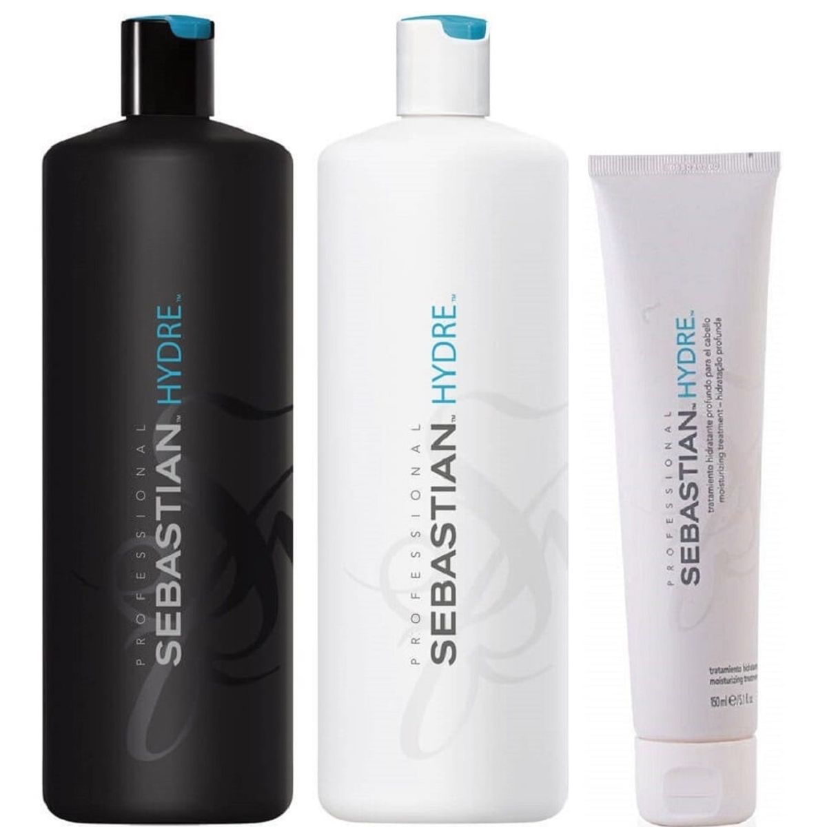 SEBASTIAN - Shampoo Hidratante 1000ml + Acondicionador +Mascarilla Sebastian Hydre
