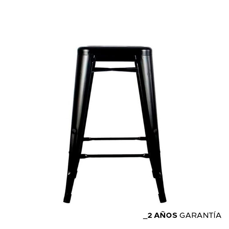 ZIYAZ - Silla Bar Vintage Negro H61
