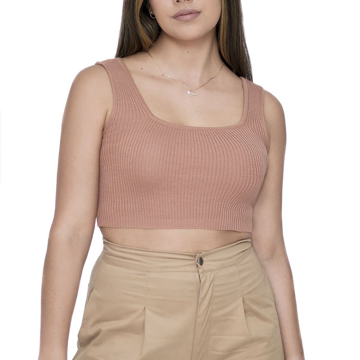 PEYITO - Top Hilo Mujer Manga Cero