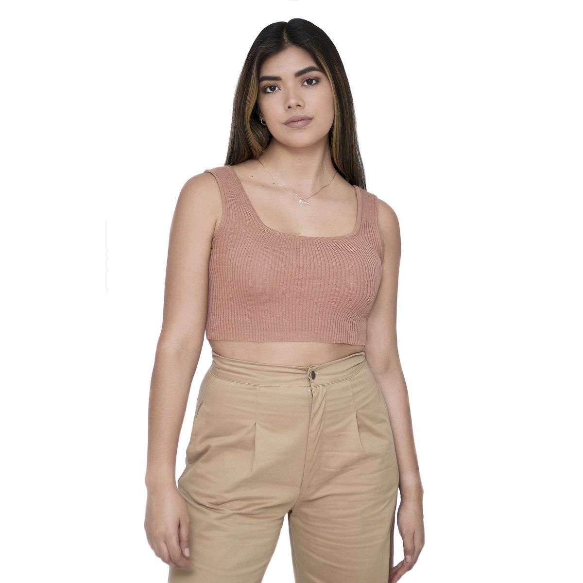 PEYITO - Top Hilo Mujer Manga Cero