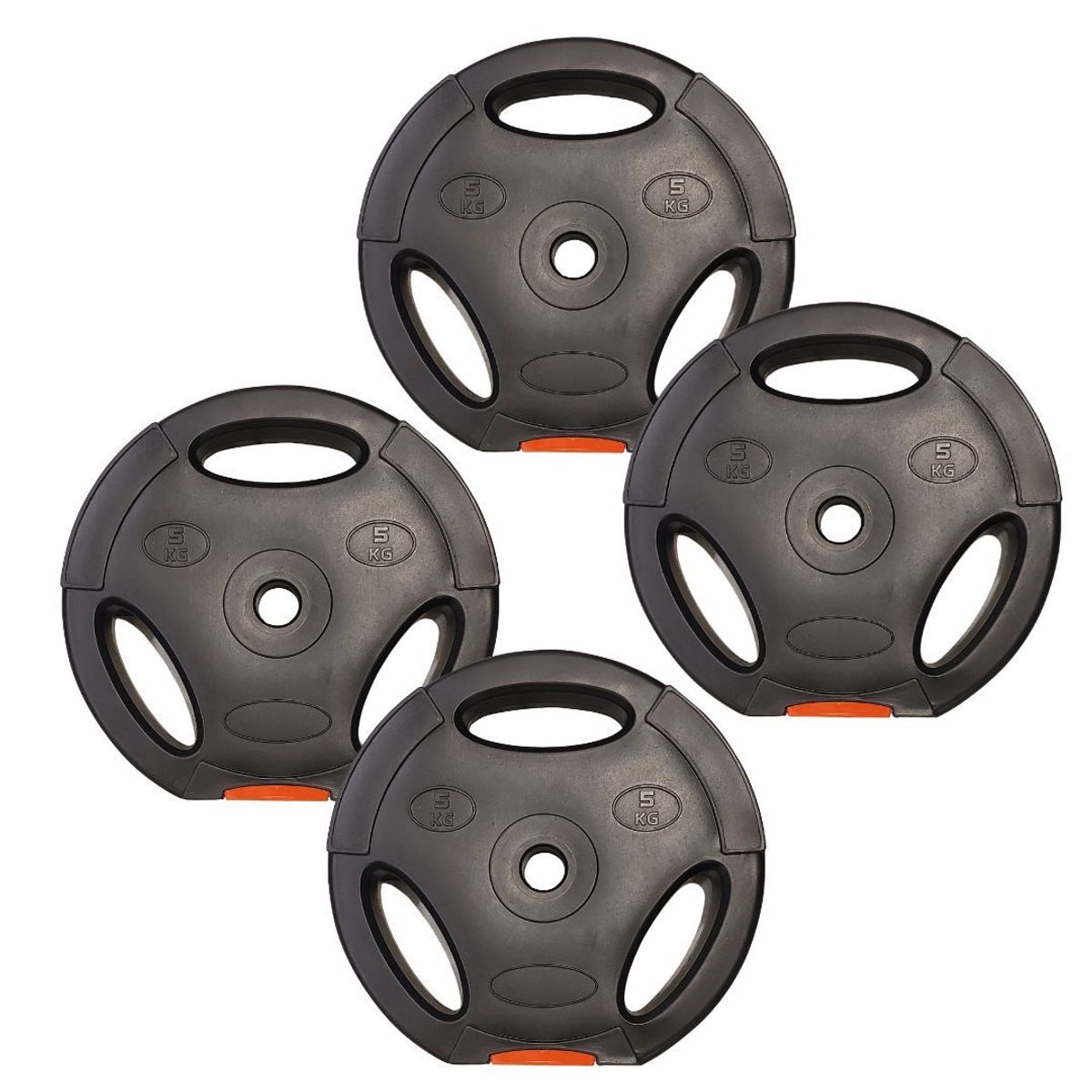 COMPANIA FITNESS - DISCOS SET 4 X 5 KG CEMENT PLATE