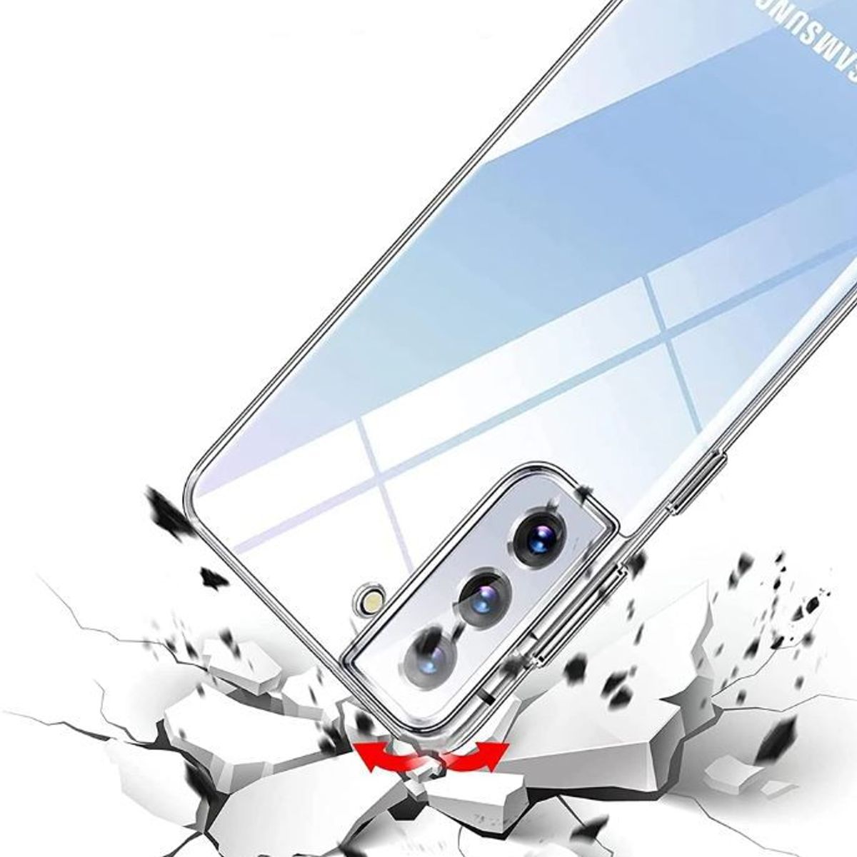GENERICO - Case de silicona suave  S20 FE transparente TPU