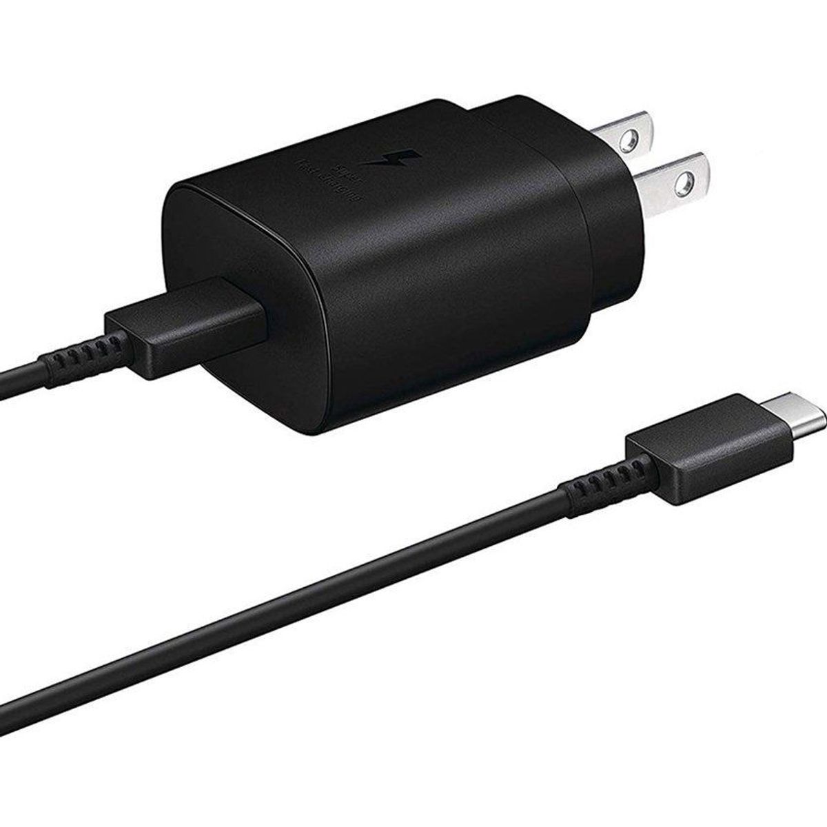 SAMSUNG - Cargador Samsung Galaxy A70 A80 Súper Fast Charging Usb C - Negro