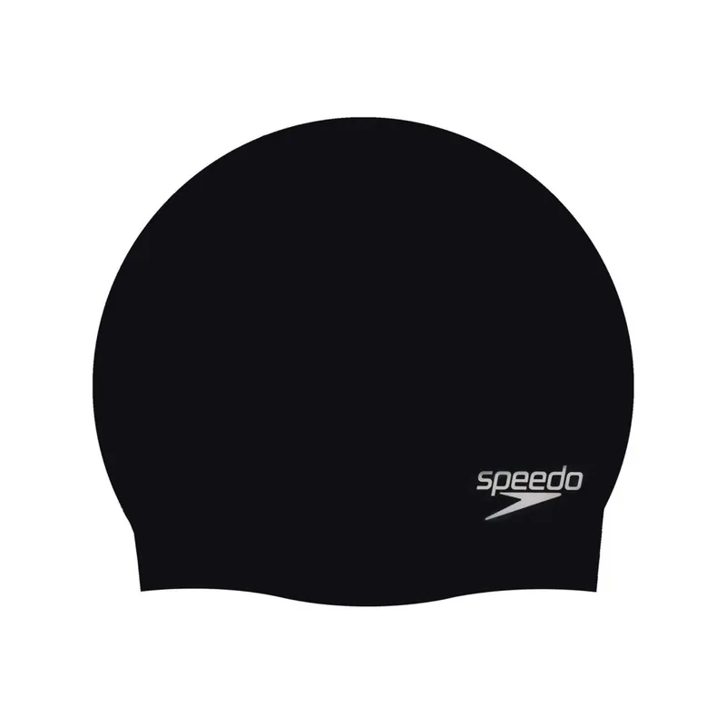 SPEEDO - Gorro para Natación Speedo Plain Moulded Negro