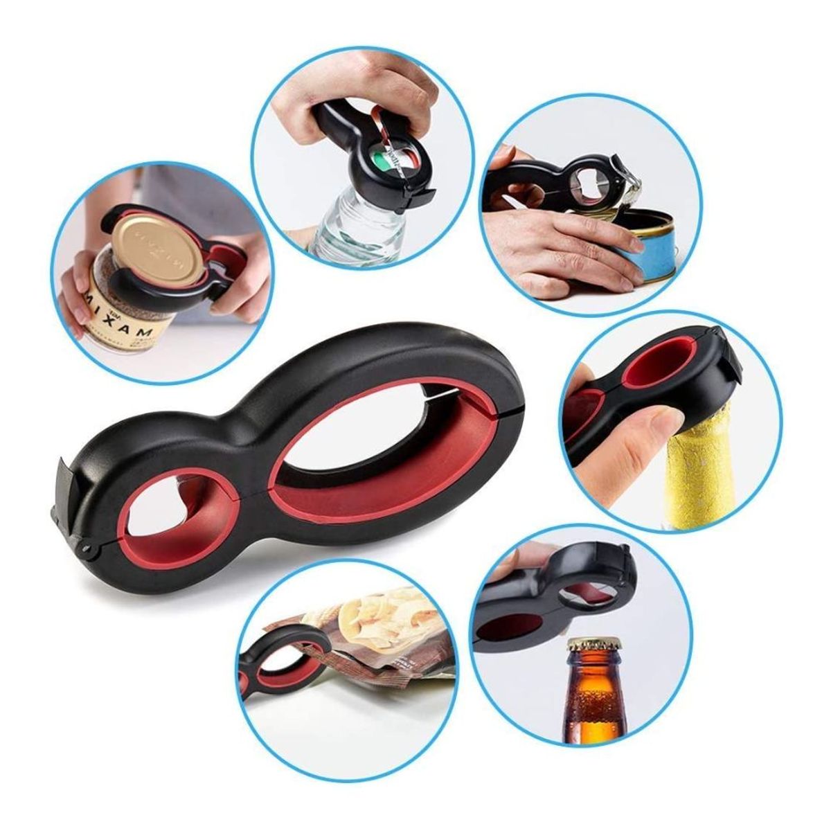 INSPIRA - Destapador Multifunción Portátil 6 en 1