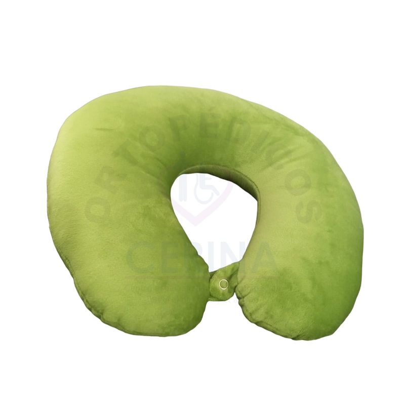 GENERICO - Almohada para cuello cojin cervical para viaje Color verde