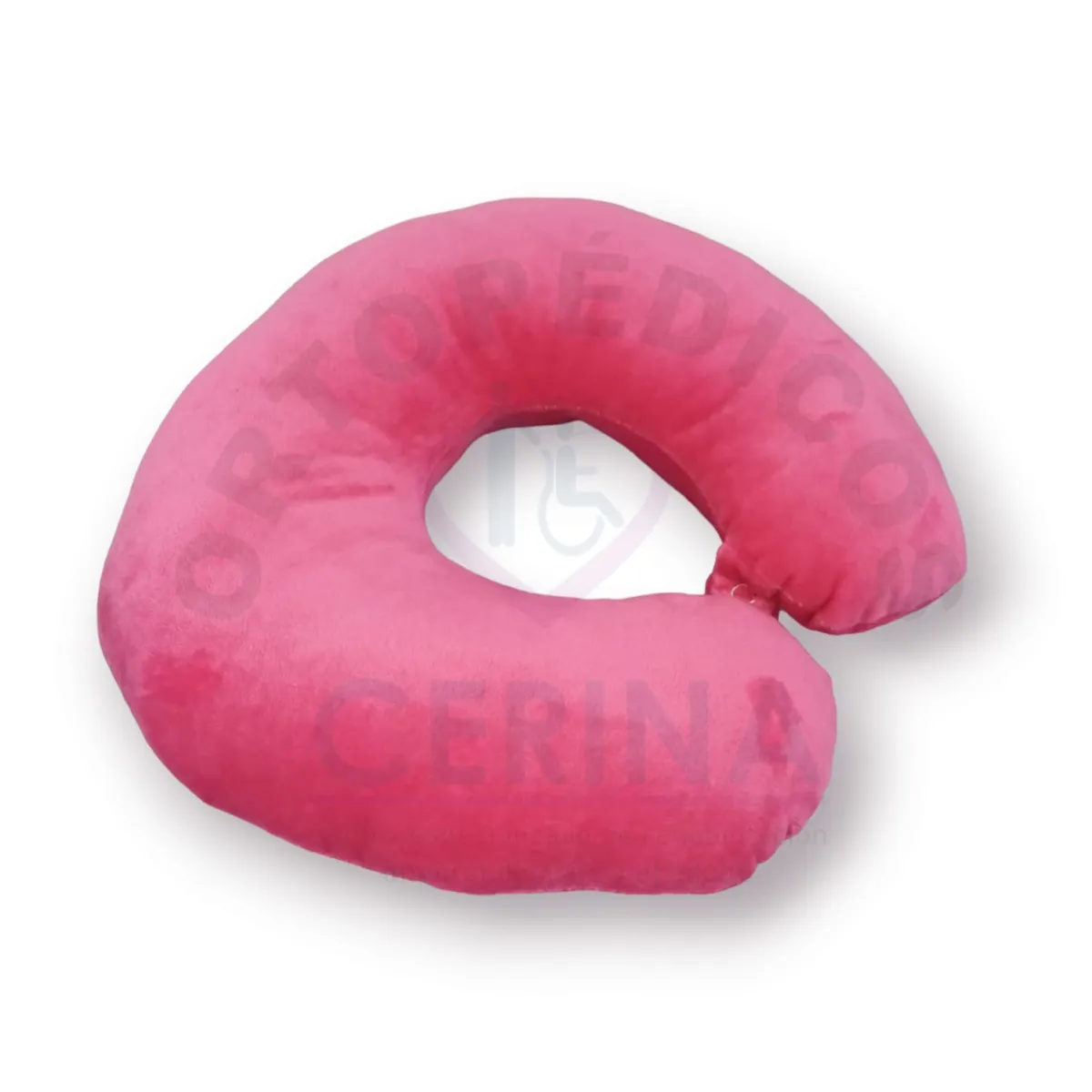 GENERICO - Almohada para cuello cojin cervical para viaje Color Fucsia