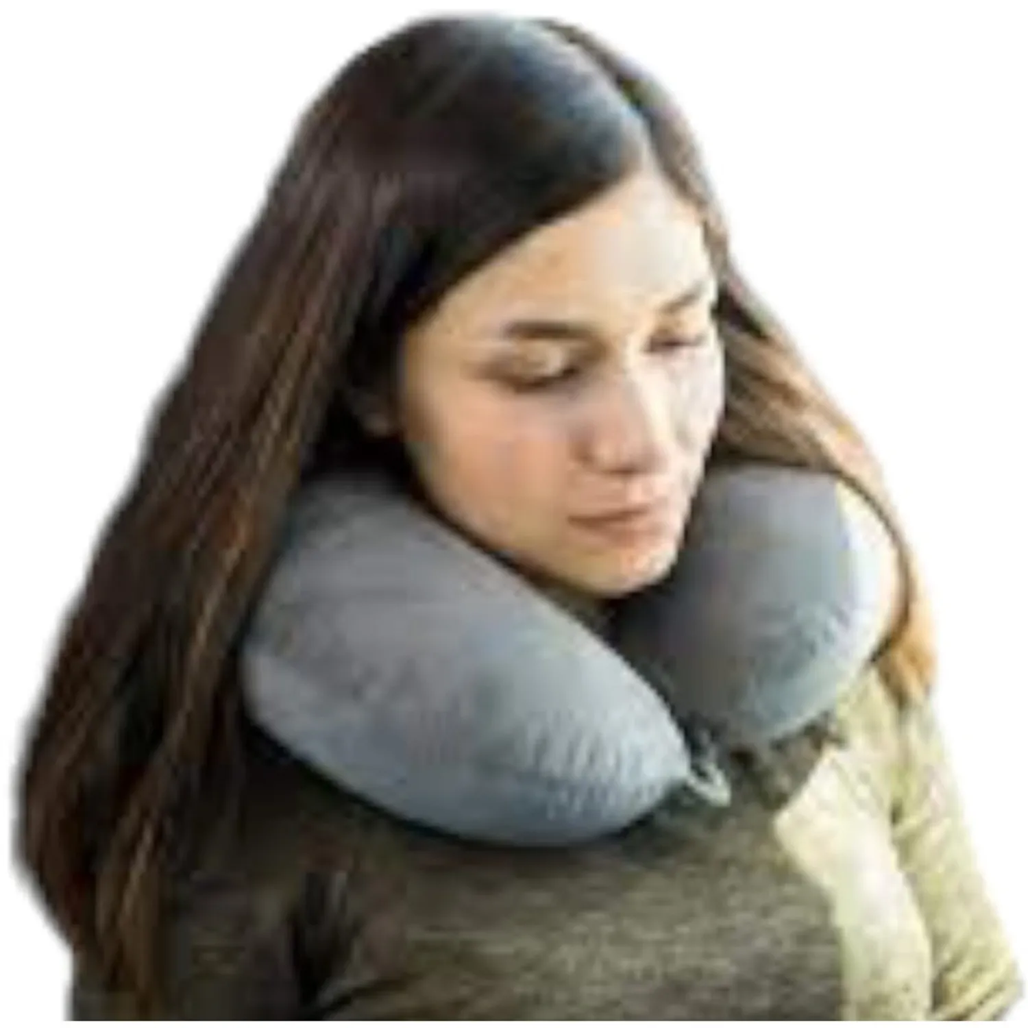 Almohada para cuello cojin cervical para viaje color Turqueza