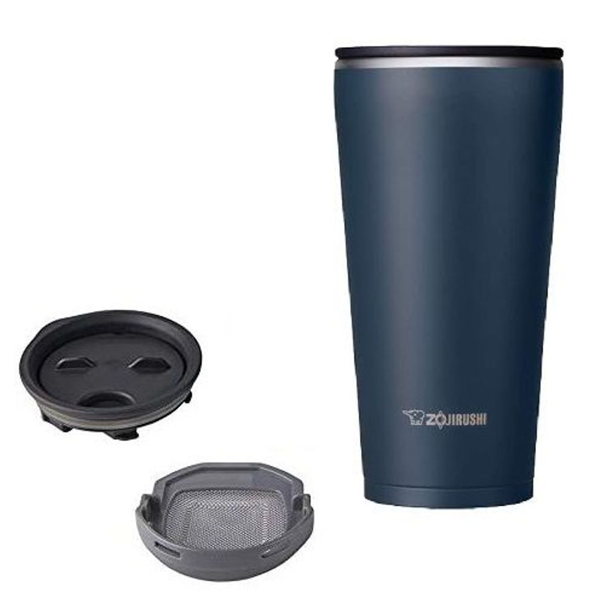ZOJIRUSHI - Vaso Térmico tapa con filtro te Acero Inoxidable 450ml color azul zojirushi