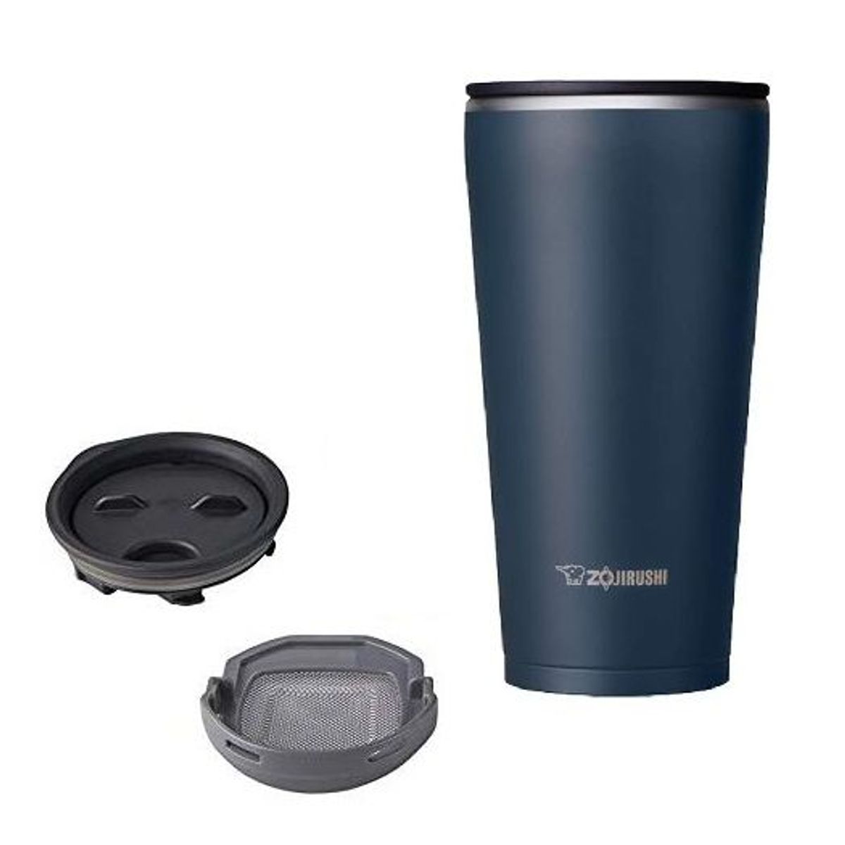 ZOJIRUSHI - Vaso Térmico tapa con filtro te Acero Inoxidable 450ml color azul zojirushi