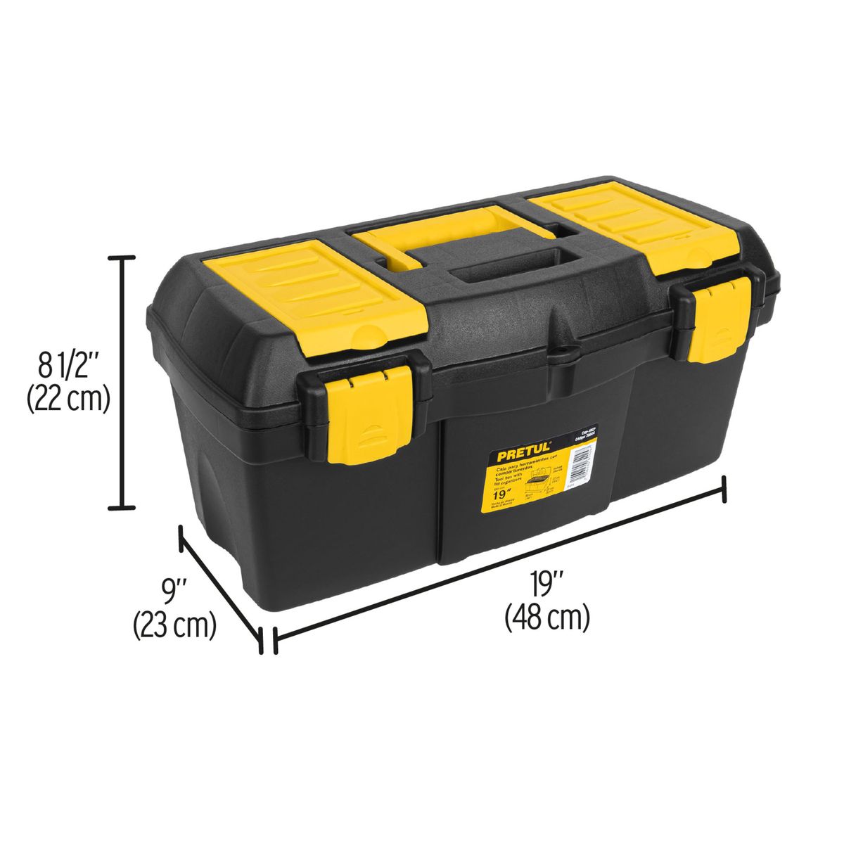 PRETUL - Juego de herramientas hogar 10 piezas, uso general truper