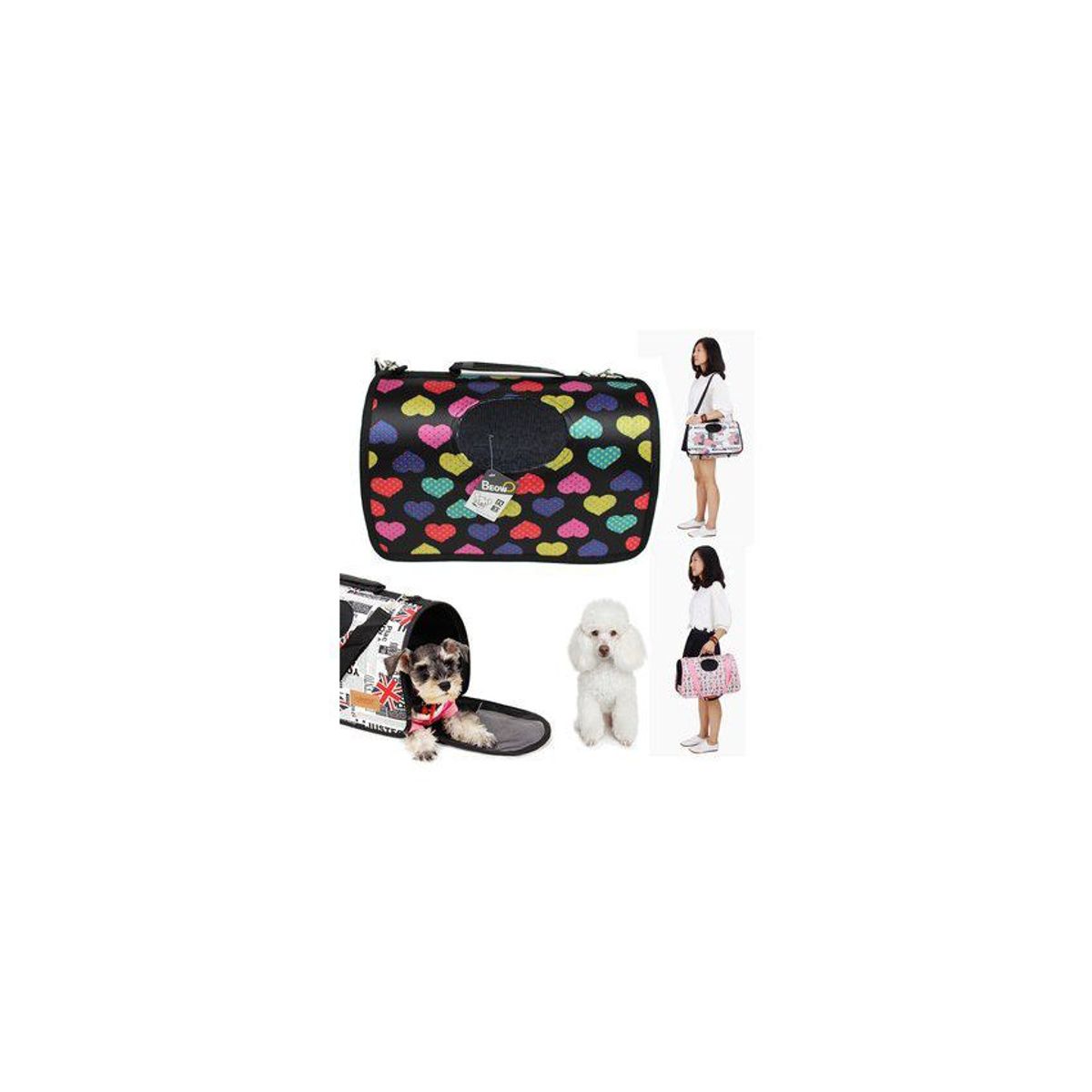 GENERICO - Cartera transportador-bolso jaula para mascota para viaje de perritos