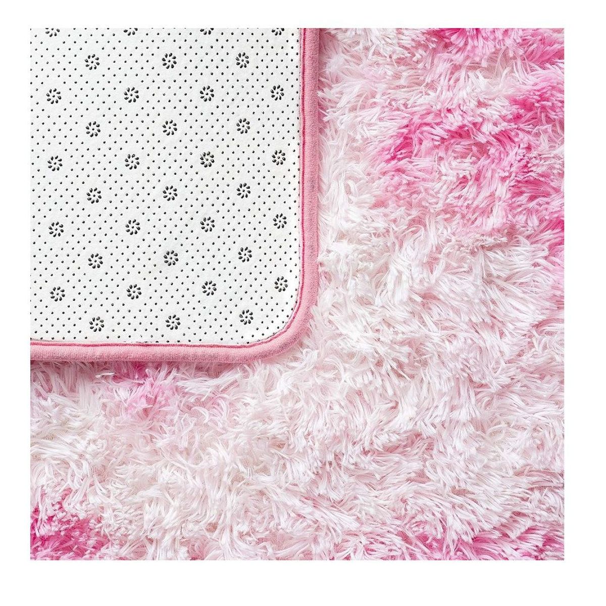 GENERICO - Alfombra de felpa piso de terciopelo para sala 140cm x 2m - Rosa