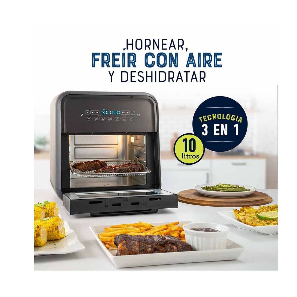 OSTER - Freidora de Aire 10 lt digital Oster CKSTAFOV3