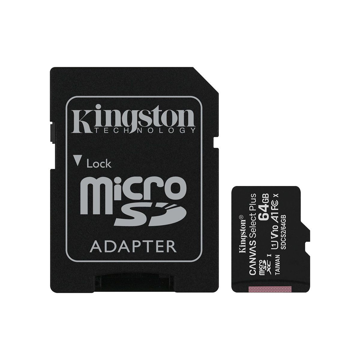 KINGSTON - Memoria MicroSD Canvas Select Plus De 64GB - Kingston