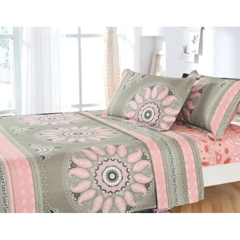 VENECIA - Set de Sabanas 2 Pz + Set Sabanas + Fundas de 4 piezas