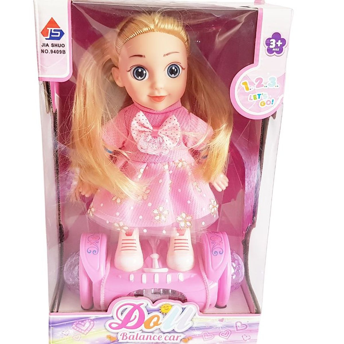 GENERICO - Muñeca Doll Scooter Balance Luces Música