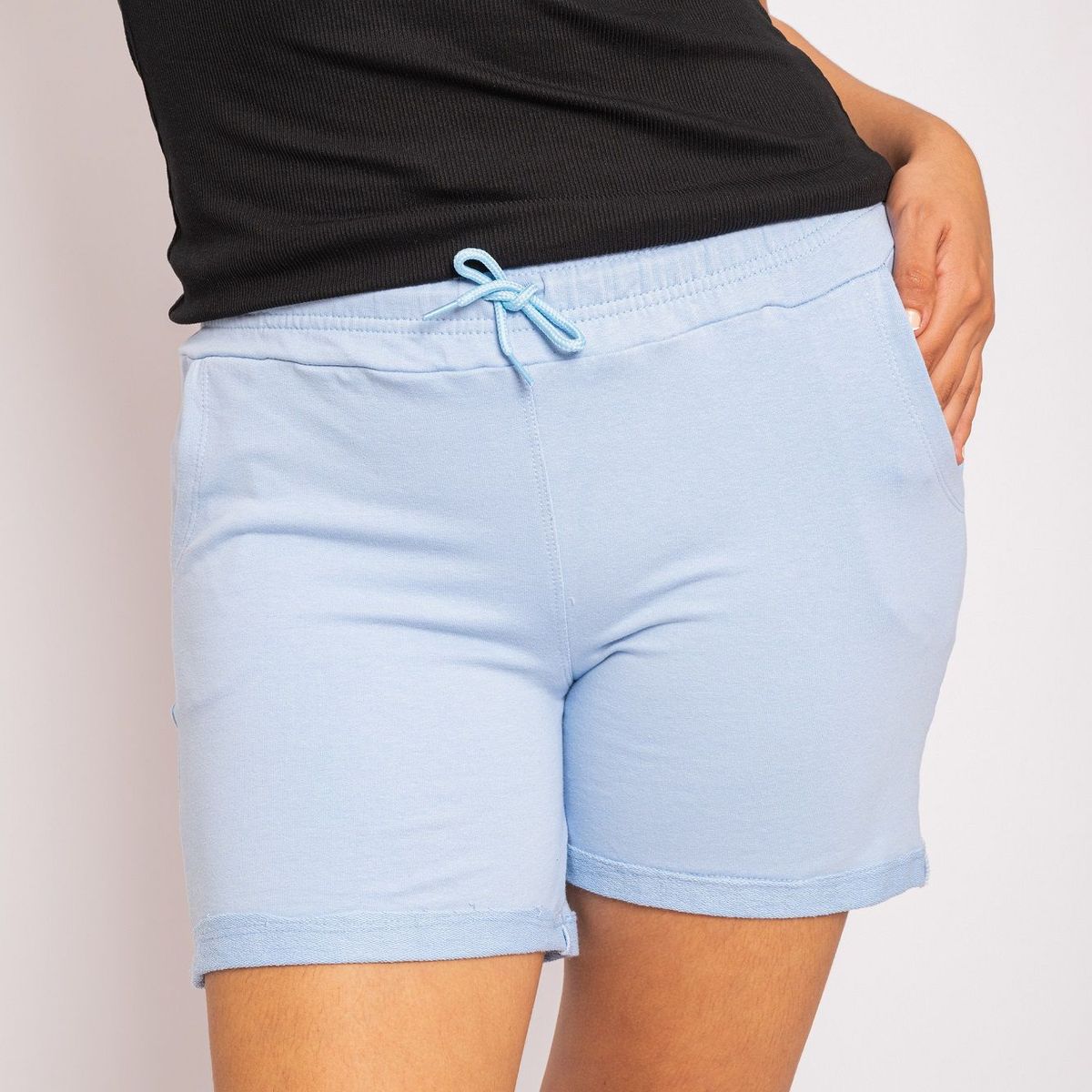 PYT - Short Algodón French Terry Básico Mujer