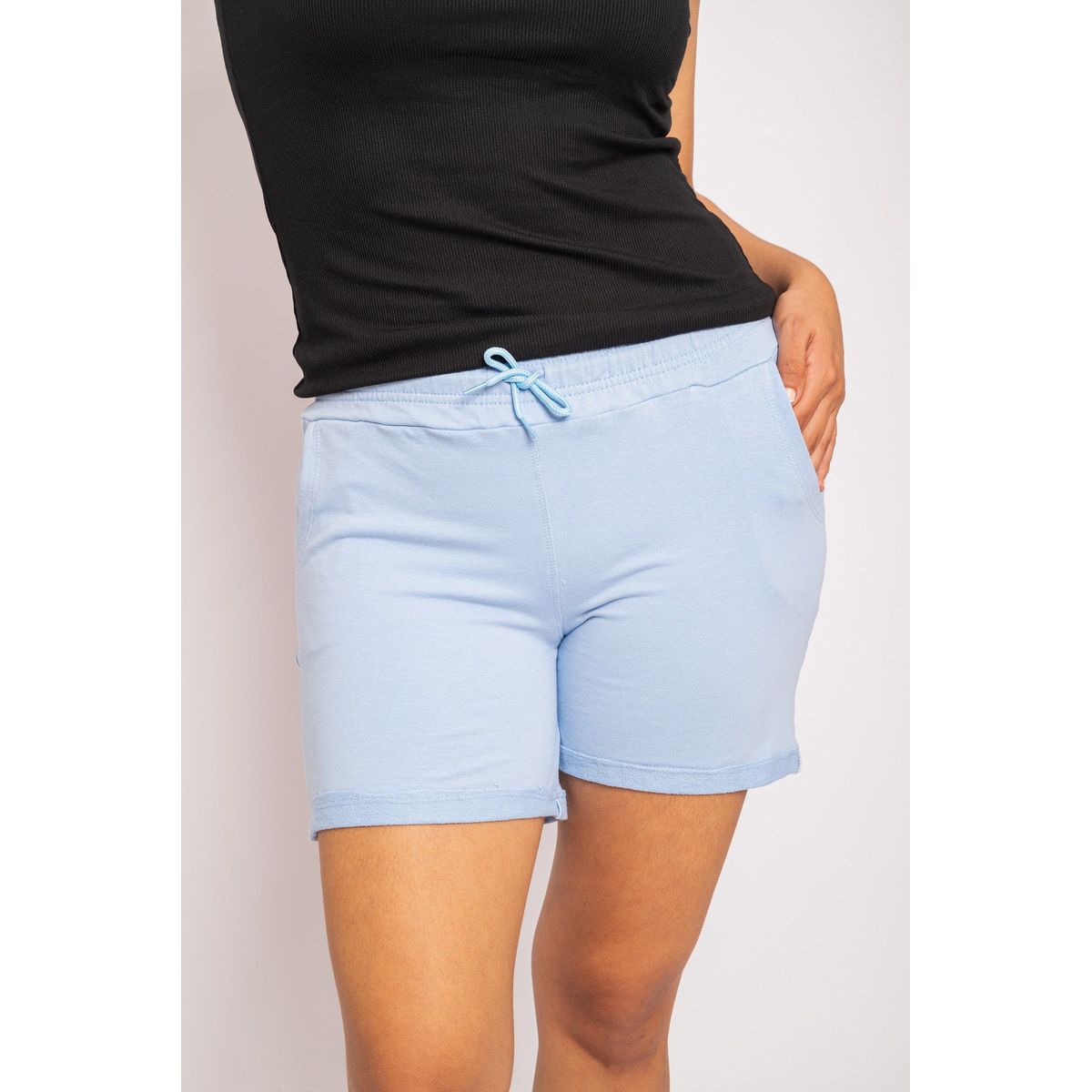 PYT - Short Algodón French Terry Básico Mujer