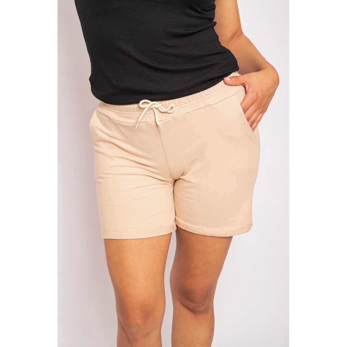 PYT - Short Algodón French Terry Básico Mujer