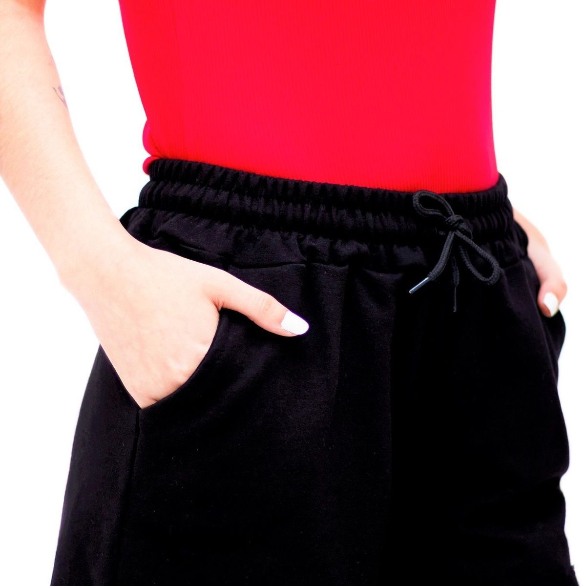 PYT - Short Algodón French Terry Básico Mujer