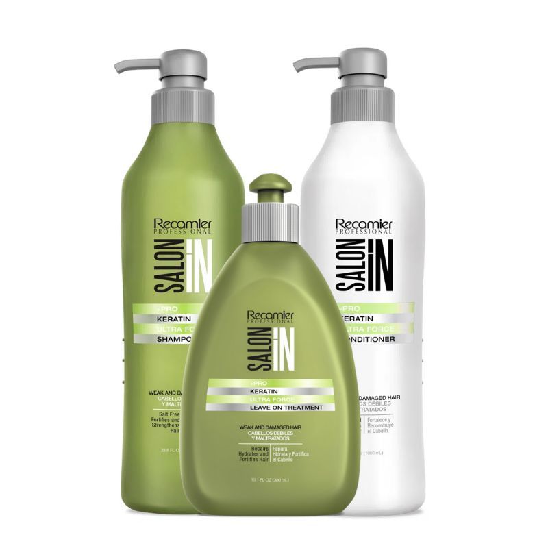 SALON IN - SALON IN Ultra Force - Shampoo1LAcondicionador1LLeave Treatment