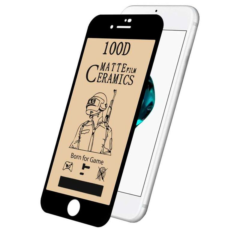 GENERICO - 2 Micas Ceramica Matte para iPhone 6 - 7 - 8