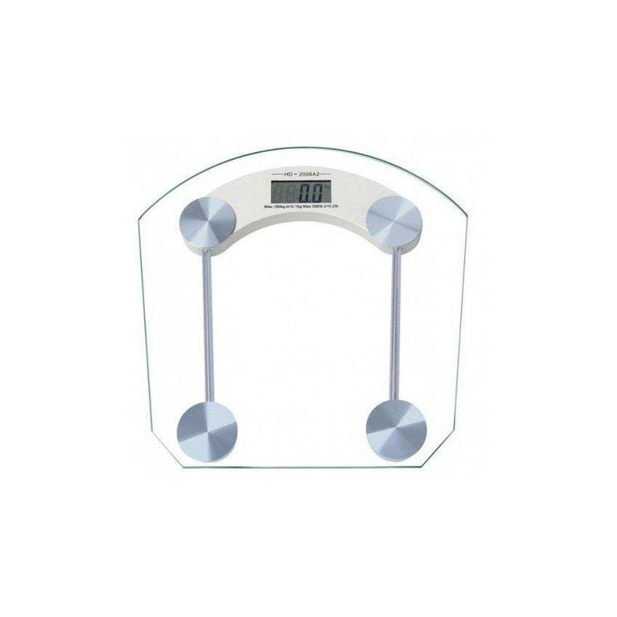 GENERICO - Balanza digital de vidrio hasta 180 kg