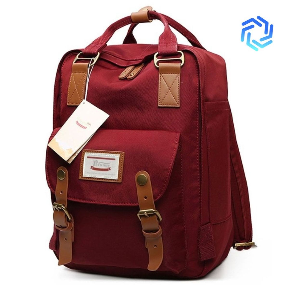 GENERICO - Mochila para laptop 14 pulgadas guinda