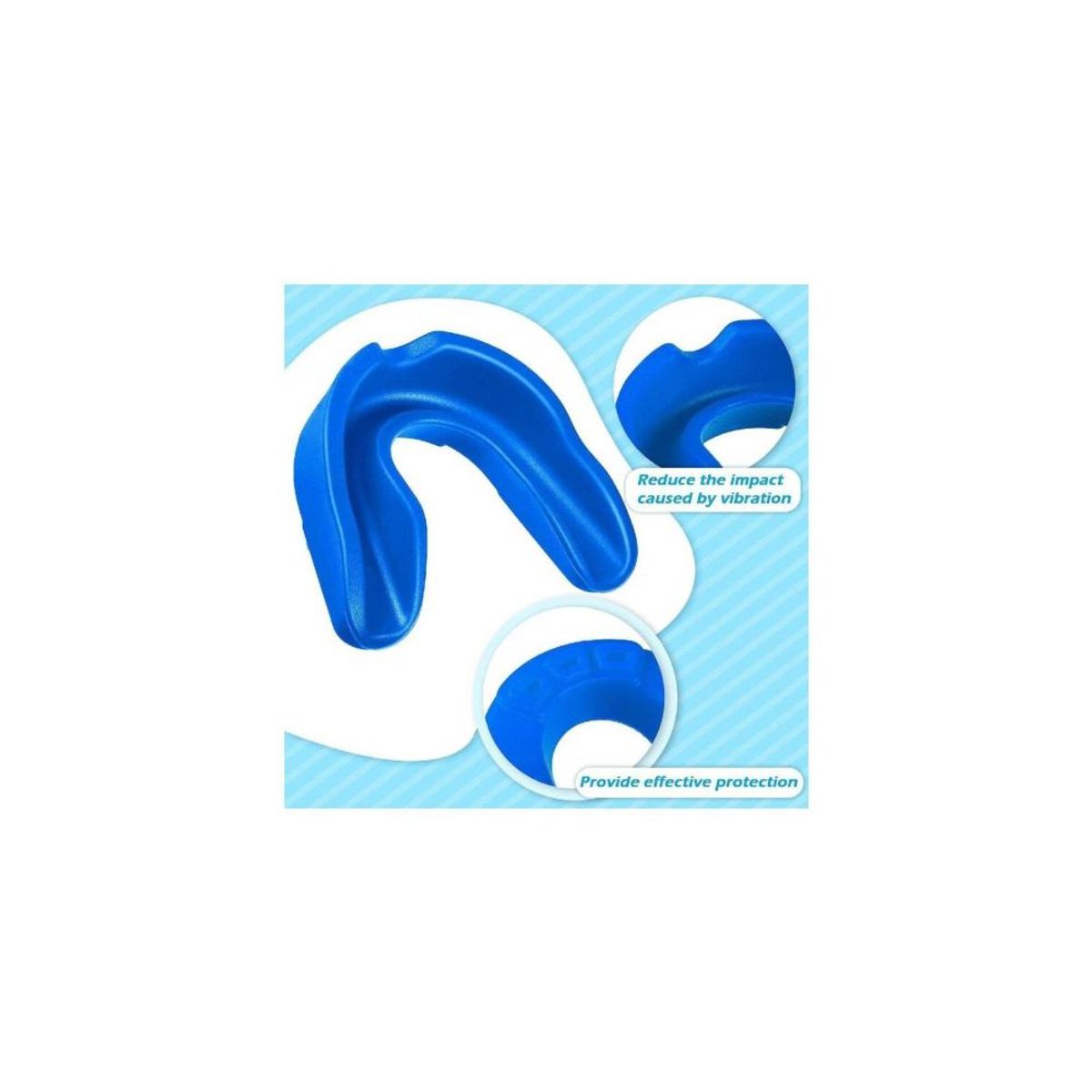 GENERICO - Protector Bucales Deportivos para Boxeo Futboll Azul