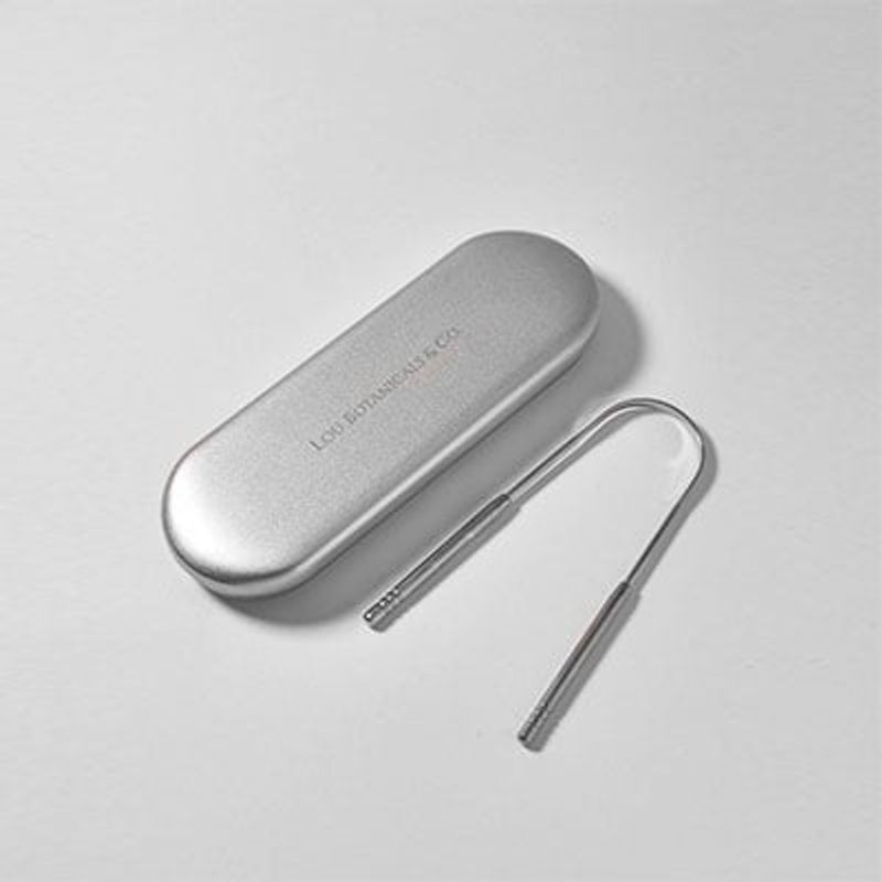 LOU BOTANICALS - LIMPIADOR DE LENGUA de acero inoxidable