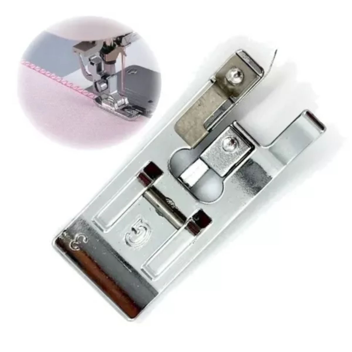 GENERICO - Prensatelas Pie Para Overlock Sobrehilado Maquina Domestica