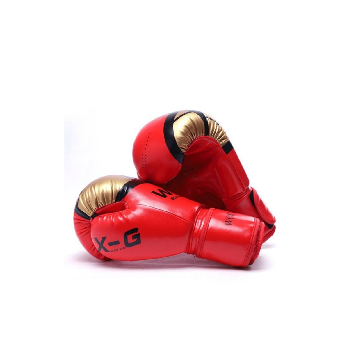 GENERICO - Guante De Box Profesional 12 Onzas WSD Rojo Fitness