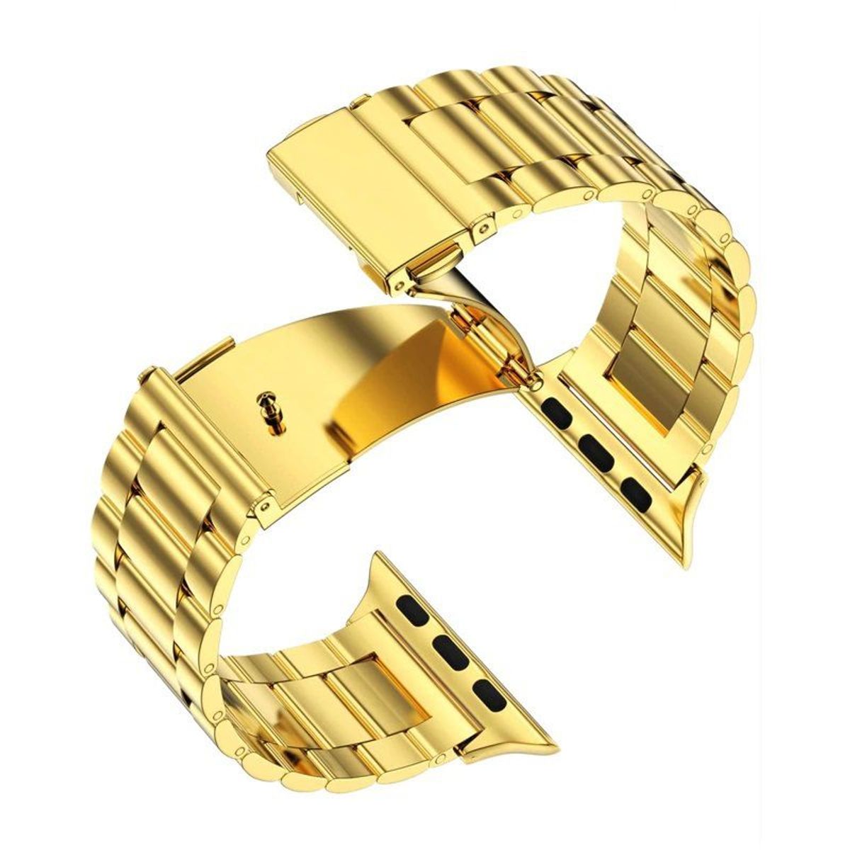 GENERICO - Correa Acero para Apple Watch 38mm - 40mm - 41mm - Dorado