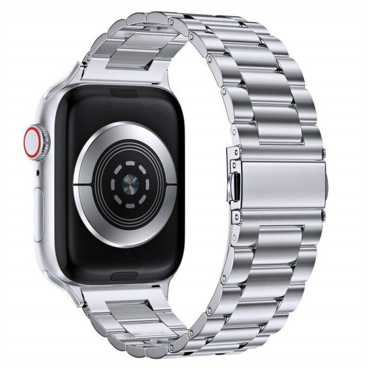 GENERICO - Correa Acero para Apple Watch 38mm - 40mm - 41mm - Plata