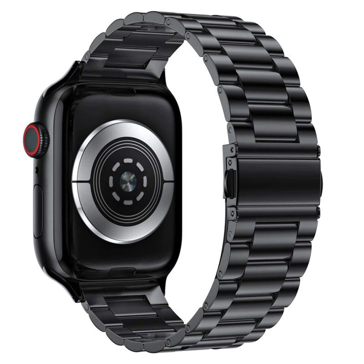 GENERICO - Correa Acero para Apple Watch 38mm - 40mm - 41mm- Negro