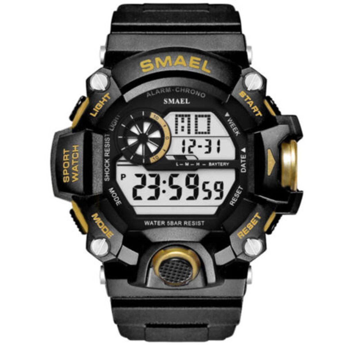 SMAEL - Reloj Digital Masculino deportivo Smael 1385
