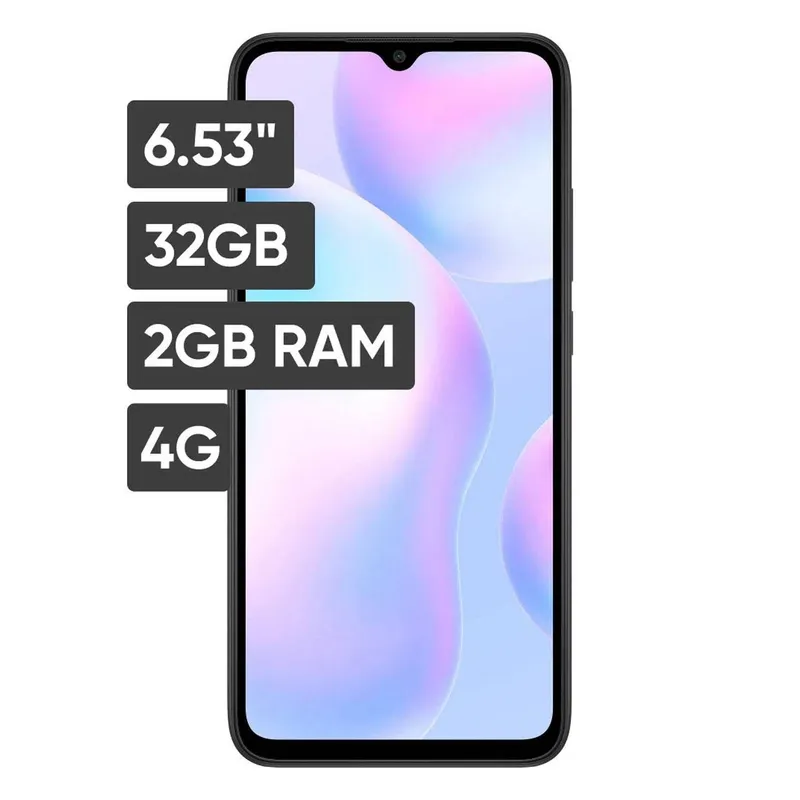 REDMI - REDMI 9A 4G 32GB 2GB - BLACK