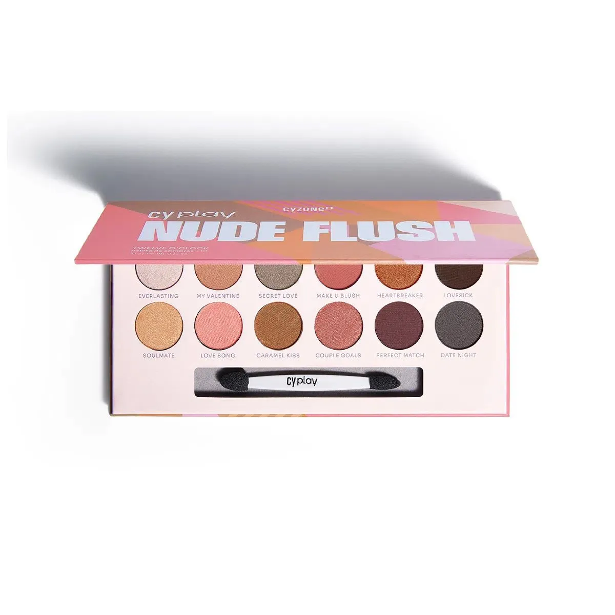 CYZONE - Paleta De Sombras nude flush Twelve OClock CyPlay