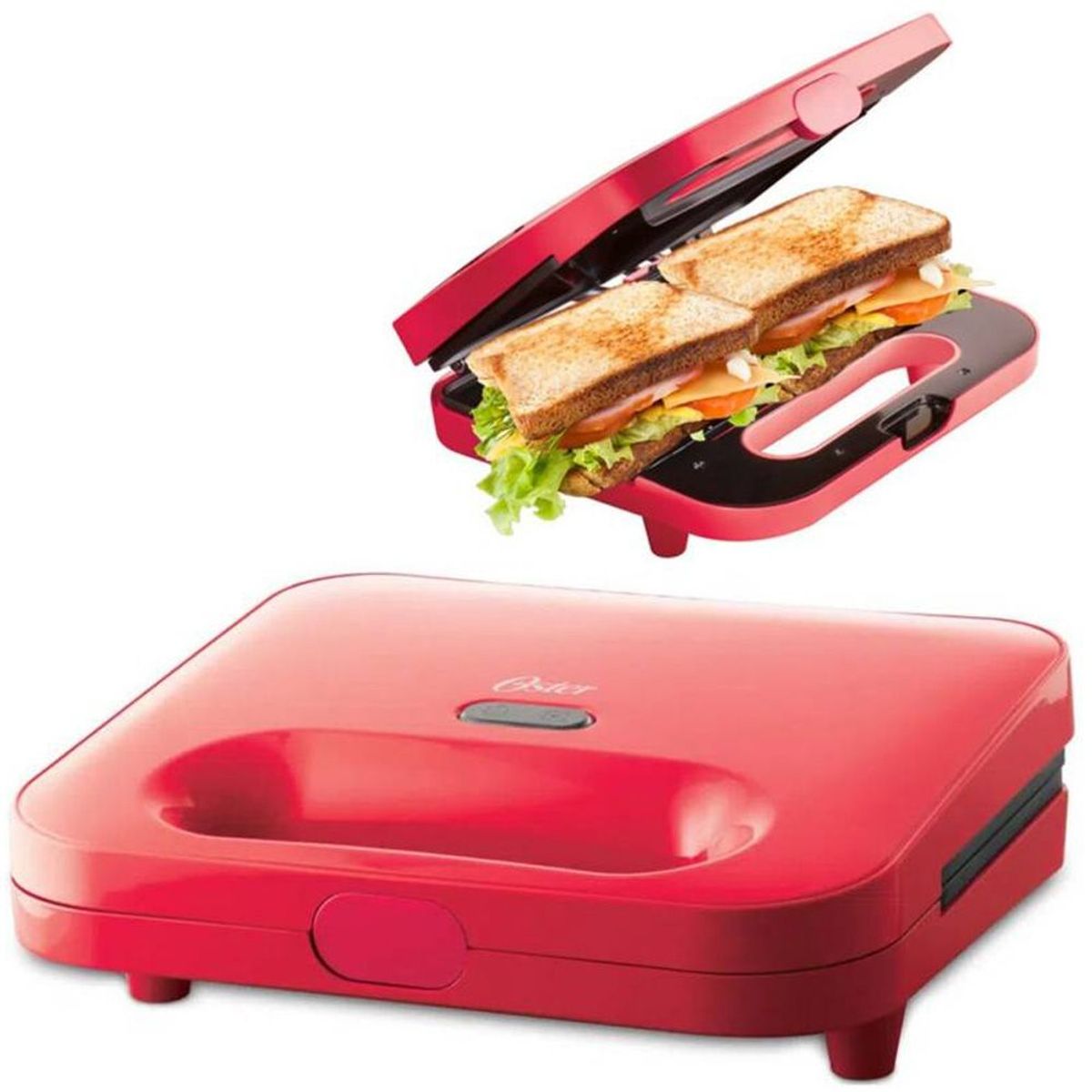 OSTER - Sandwichera Oster Compacta 2 Panes - Sandía