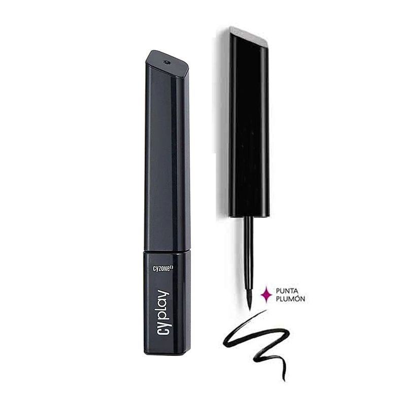 CYZONE - Delineador Plumón Black Magic Line 4 Ever CyPlay